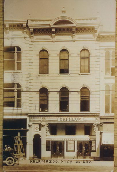 Orpheum Theatre - 1911 Photo From Kzoo Library